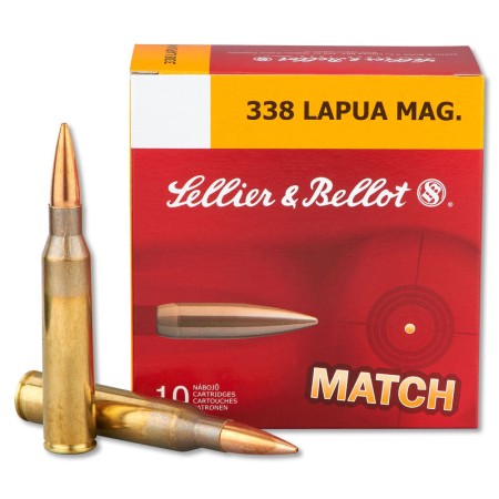 Sellier and Bellot 338 Lapua Magnum 250gr HPBT